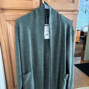 Lillusory Small Open Front Super Soft Open Front Cardigan NWT